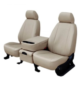 Faux Leather Seat Cover Sandstone