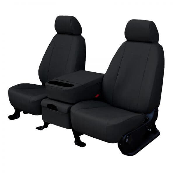 Faux Leather Seat Cover Black
