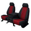 Faux Leather Seat Cover Red Sport