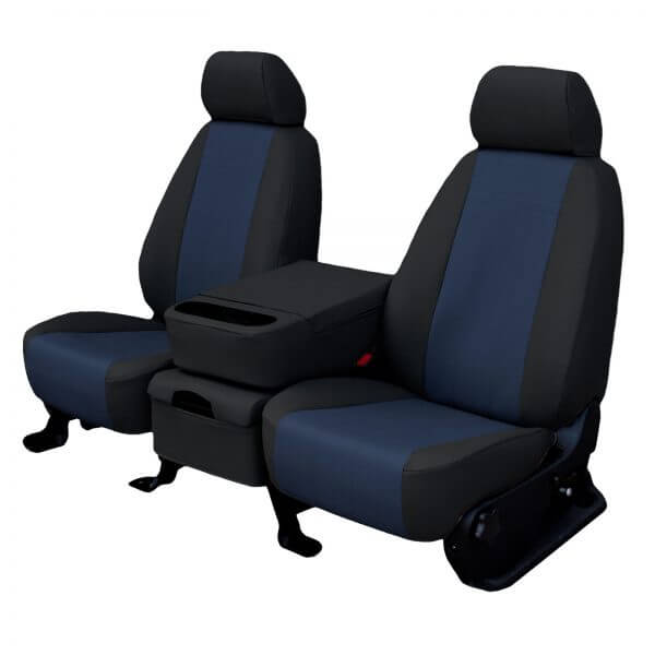 Faux Leather Seat Cover Blue Sport