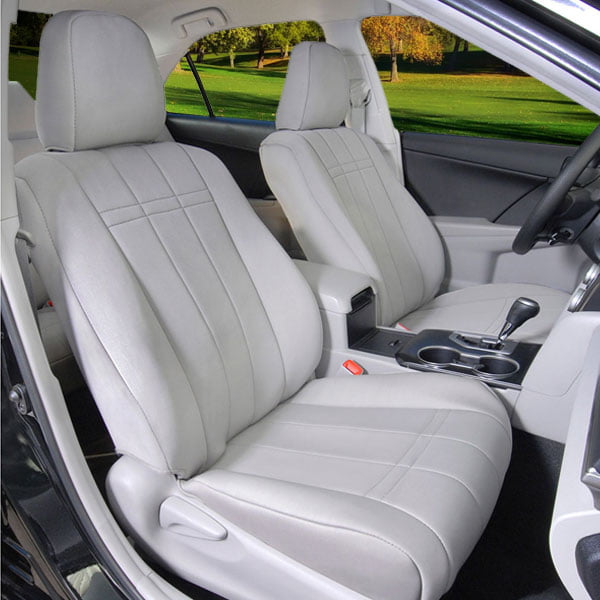 Neoprene Seat Covers Car Truck Waterproof - Light Grey Car Seat Covers