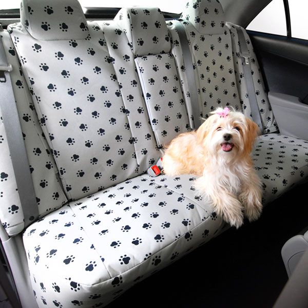 SUV Bucket Seat Protector Car Seat Cushions for Car Truck or Van INTERESTPRINT Dog Paw Prints Car Seat Cover Front Seats Only Full Set of 2 