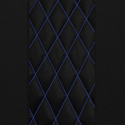 Black w/ Blue Stitching