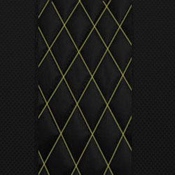 Black w/ Yellow Stitching