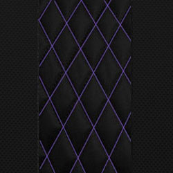 Black w/ Purple Stitching