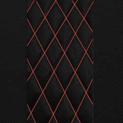 Black w/ Orange Stitching