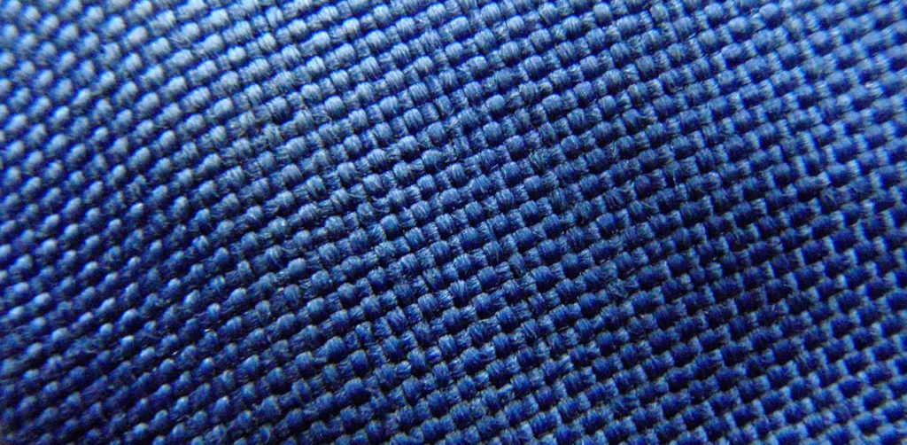 Blue Cordura material, great for car seat covers
