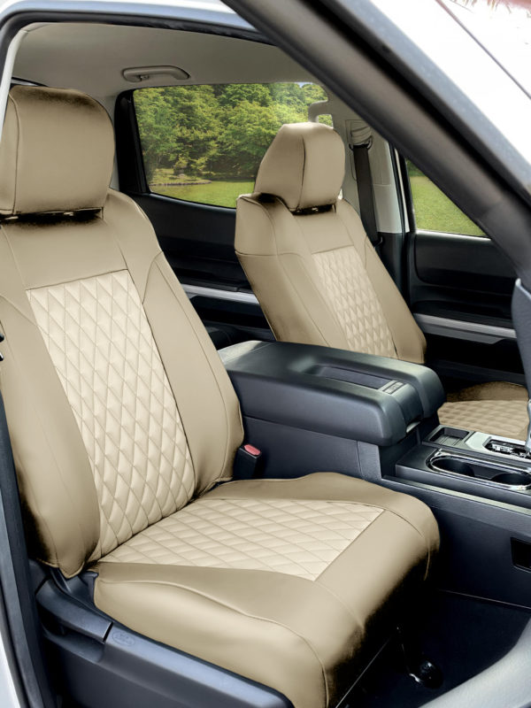 Sandstone Trim & Sandstone Quilted Insert seat covers