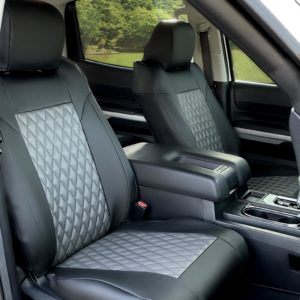 Faux Leather Diamond Quilted Seat Covers