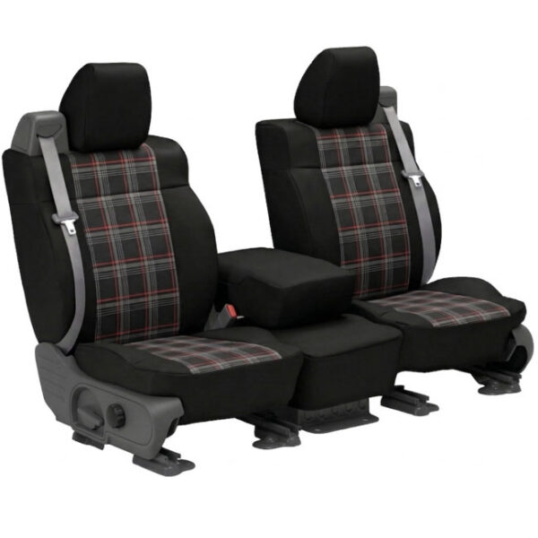 PD02 black w/ red plaid insert