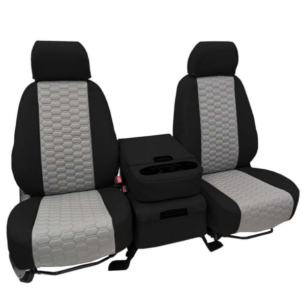 hex faux leather quilted seat covers
