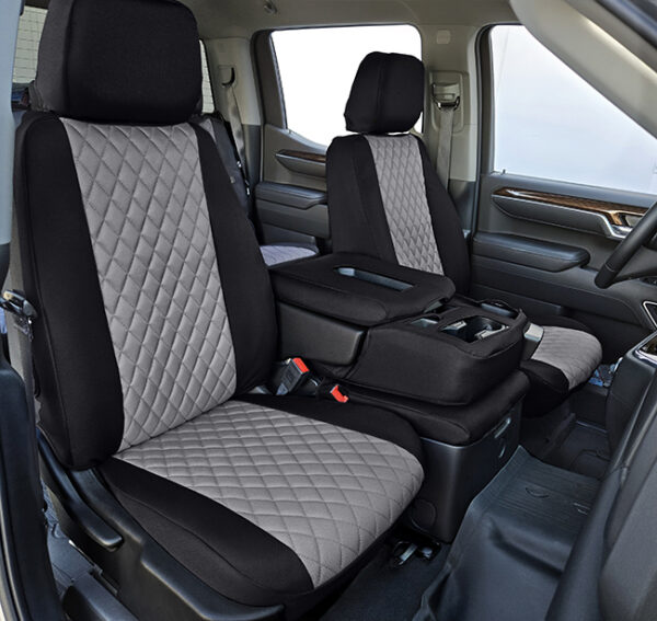 custom seat covers cordura diamond charcoal
