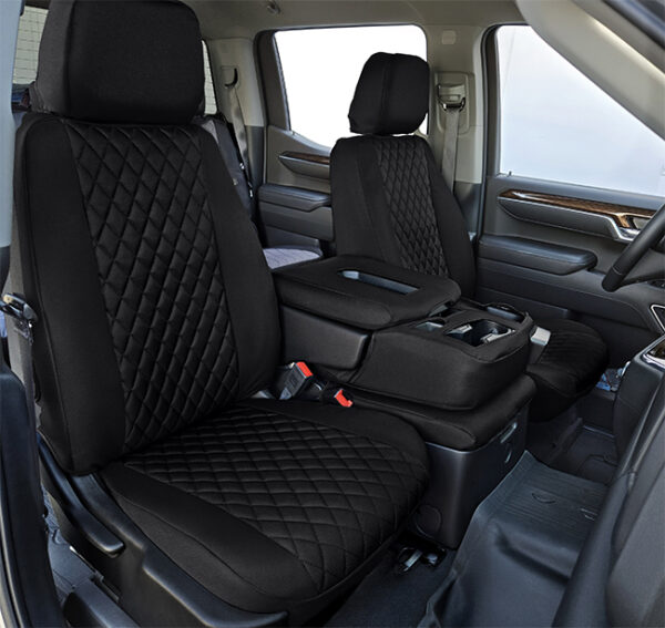 custom seat covers cordura diamond black