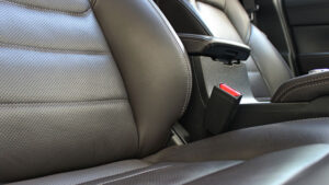 Heated car seats with custom seat covers installed safely